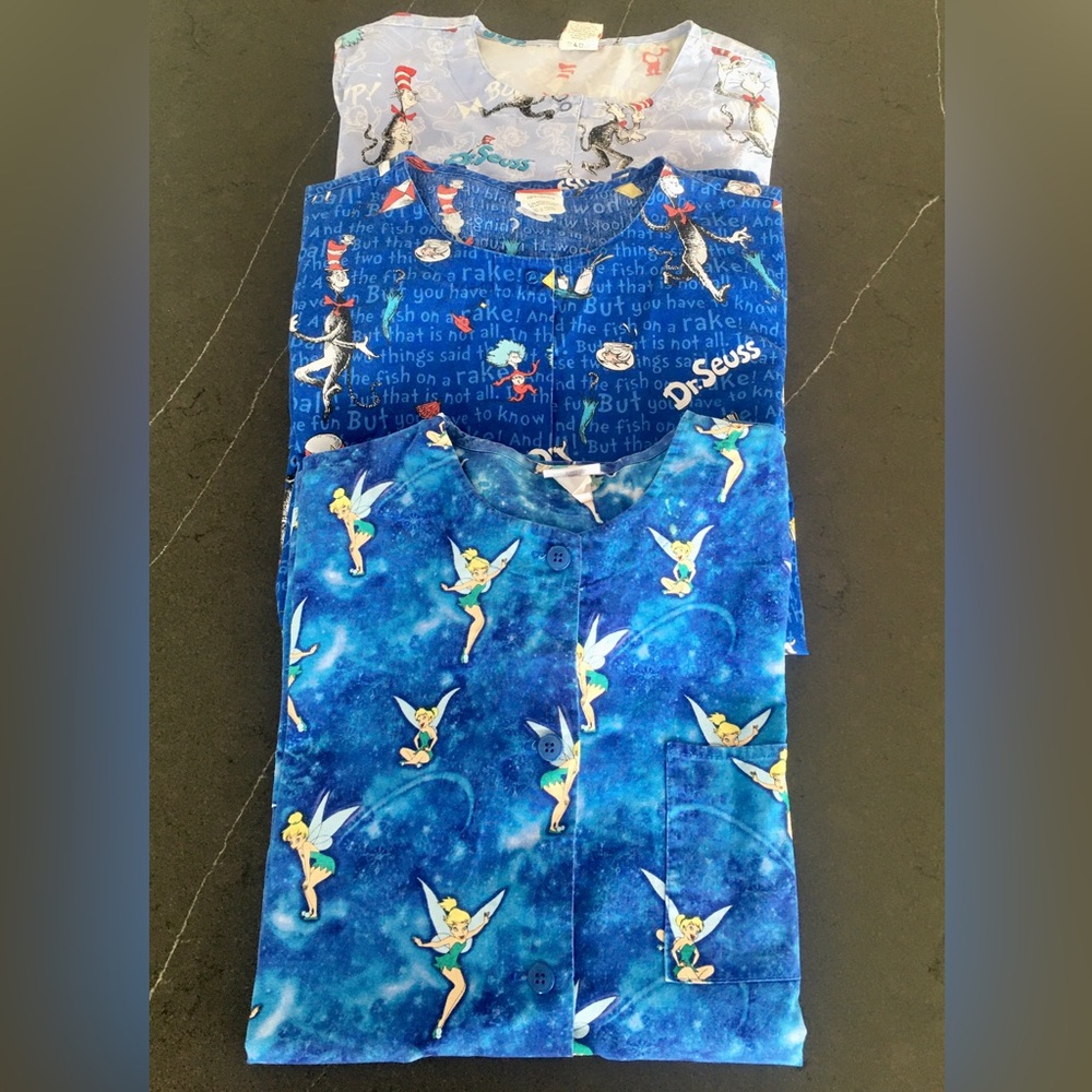 3 Long Sleeve scrub tops